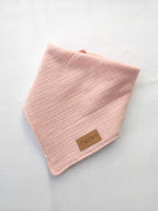 Foulard bavoir bébé en gaze de coton bio personnalisable