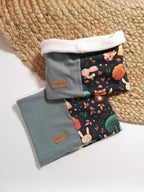 Tour de cou enfant écoresponsable - motif Woodland