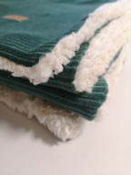 Couverture bébé écoresponsable en peluche bio