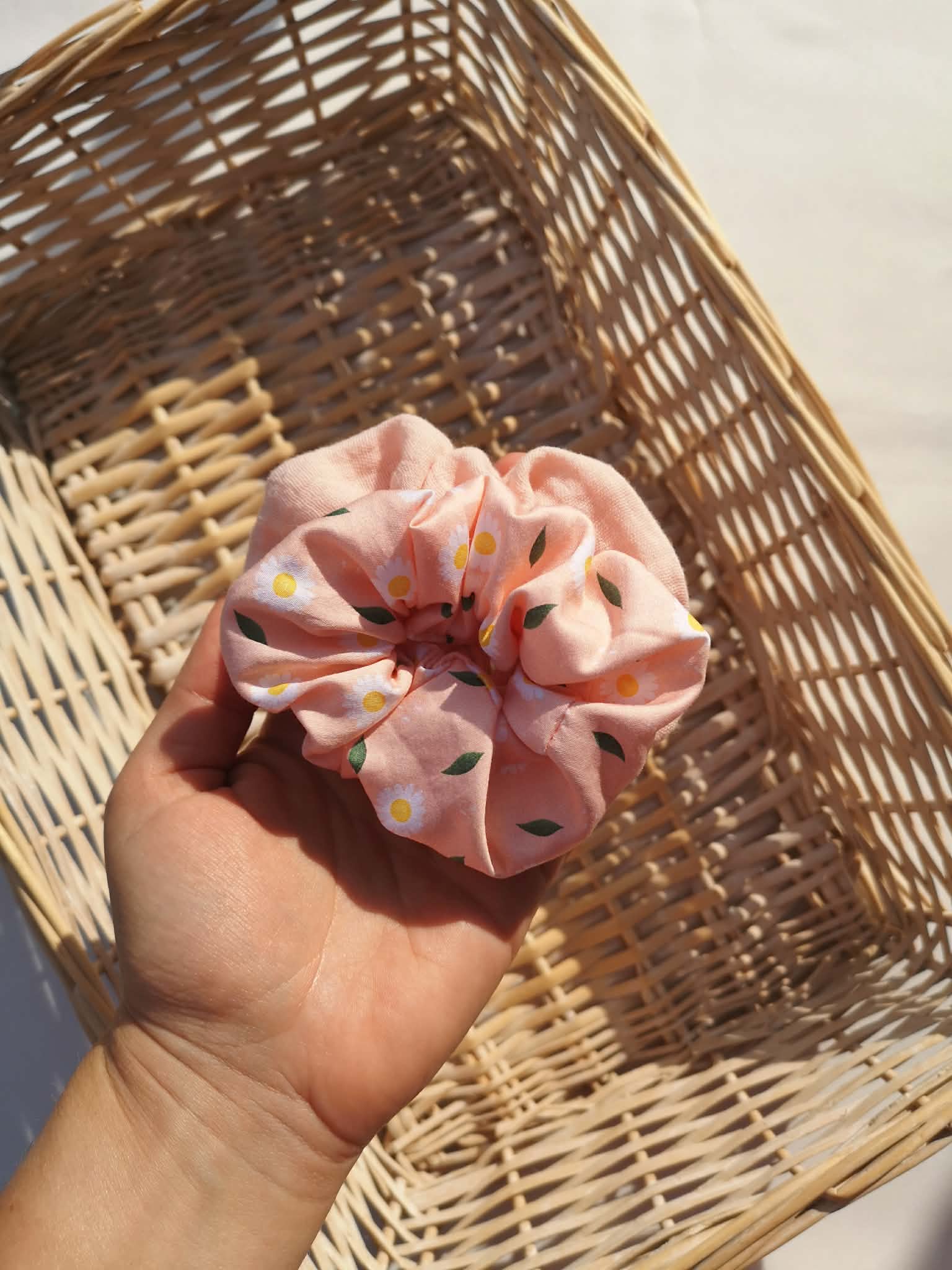 Chouchou fleuri pour fille