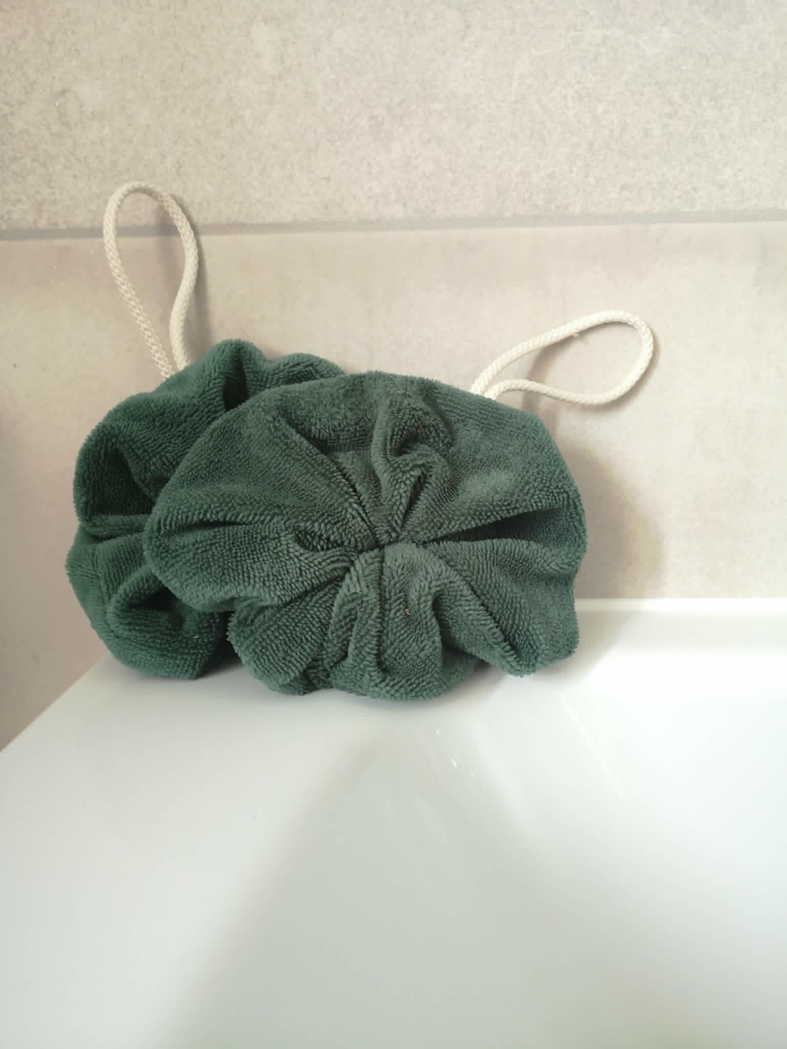 fleur-de-douche-bebe-enfant-maman-eponge-bambou-vert